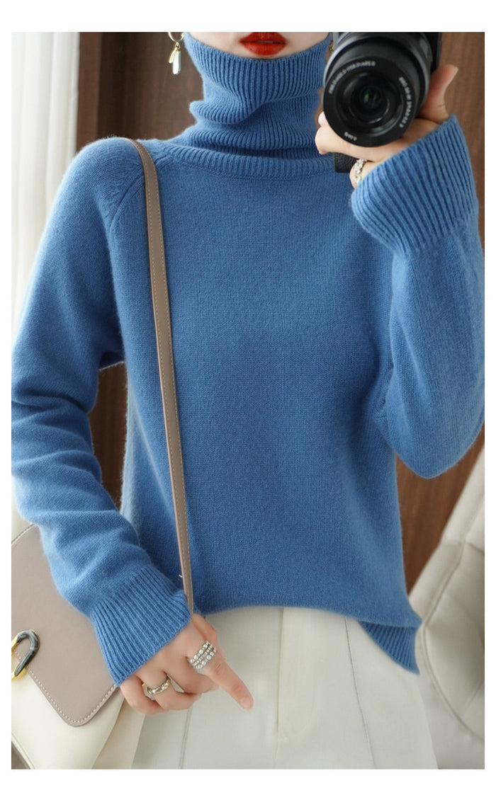Drune | Sweater mit Rollkragen - Lockerer Schnitt - Lange Ärmel