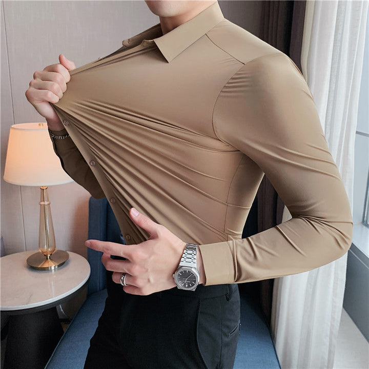 Drune | Stretch/knitterfreie Hemd