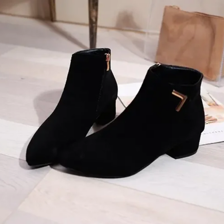 Drune | Stiefeletten Mit Spitzem Schuh Und Seitenreißverschluss Damen Stiefeletten