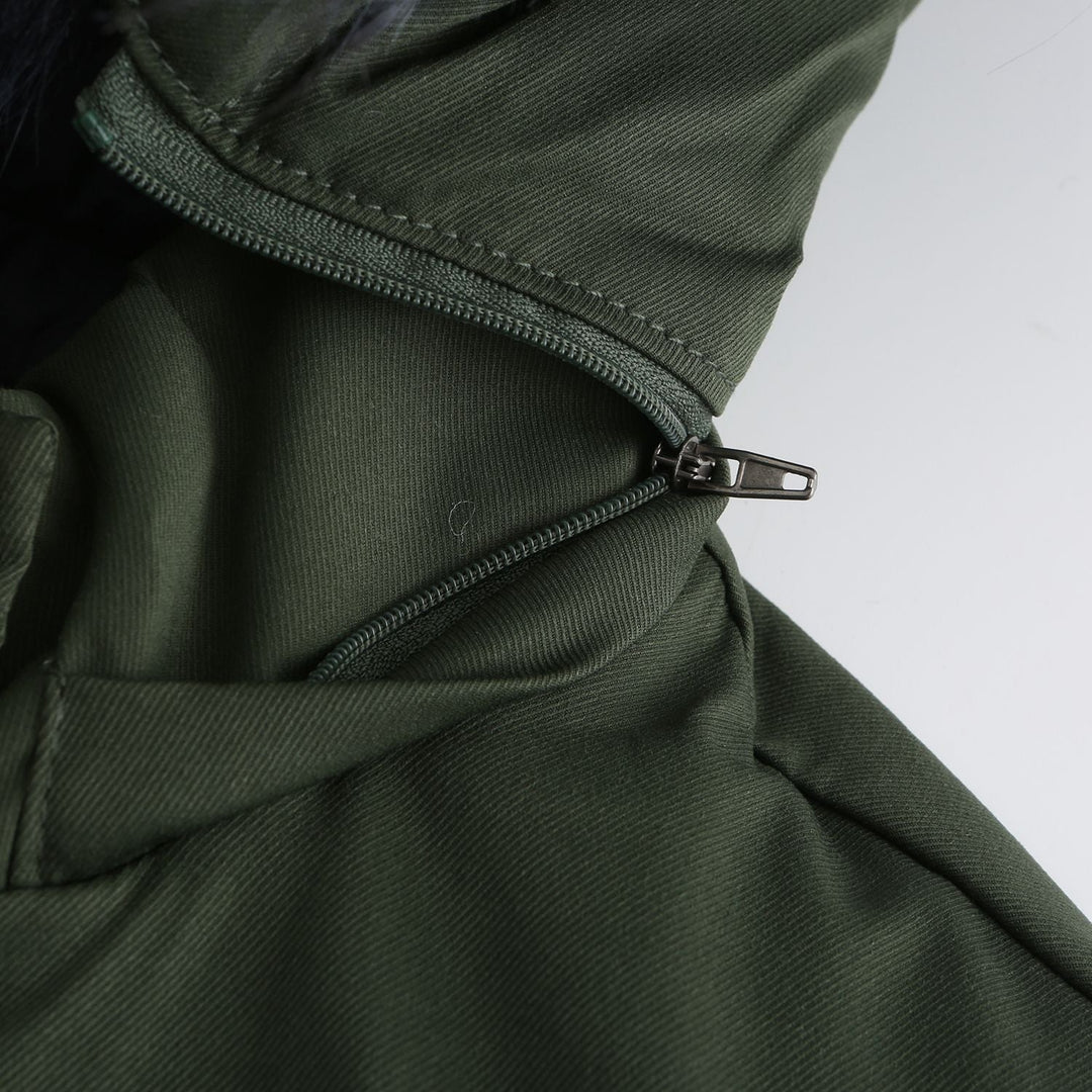 Drune | Damen Winter Steppmantel Wende-Parka aus Baumwolle