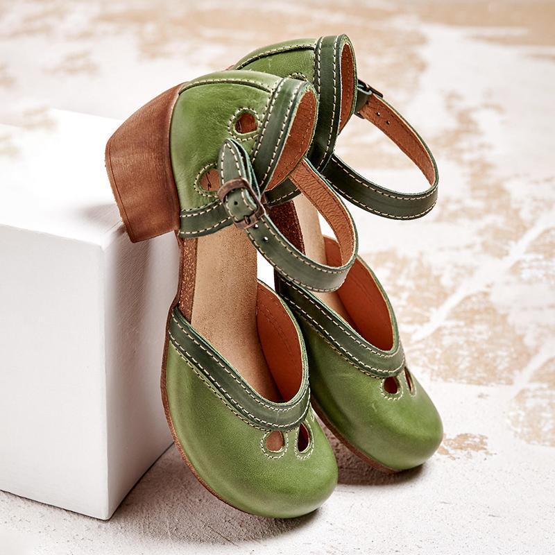 Drune | Sandalen mit Niedrigen Absätzen