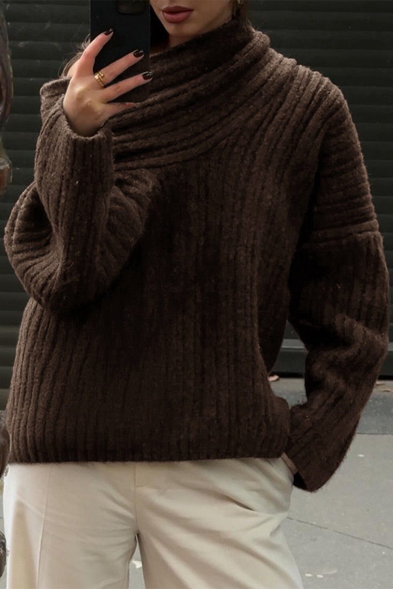 Drune | chunkiger, gestrickter Wintersweatshirt