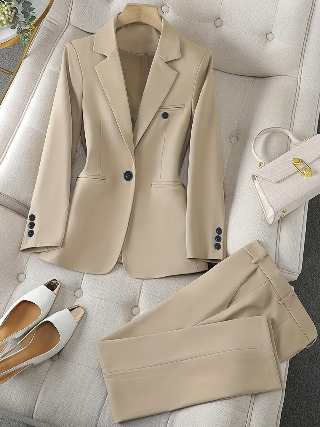 Drune | Klassischer Stil mit Revers-Blazer-Set