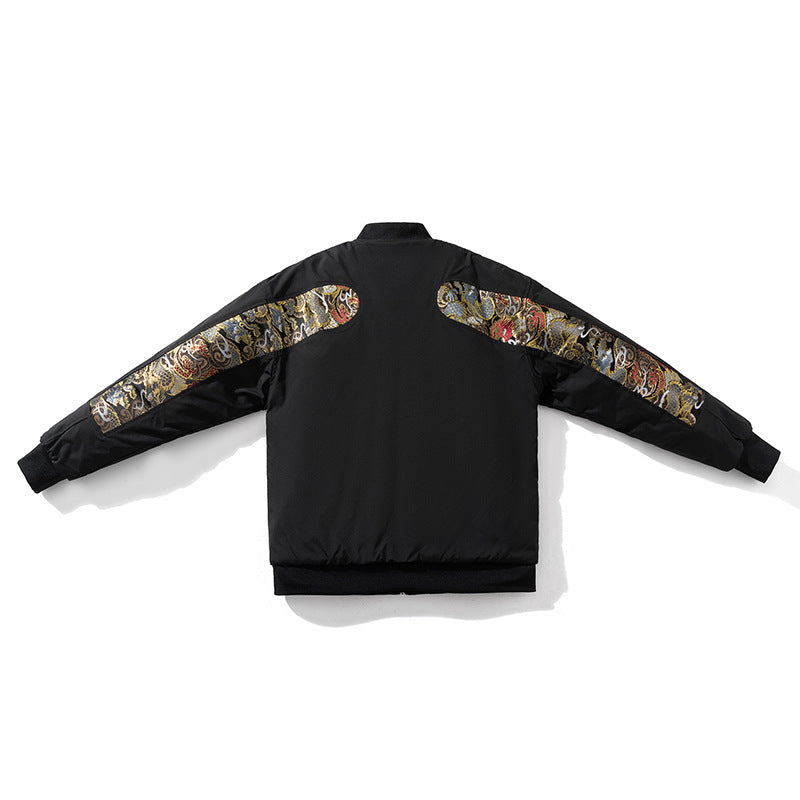 Drune | Herren bedruckte Bomberjacke