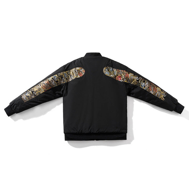 Drune | Herren bedruckte Bomberjacke
