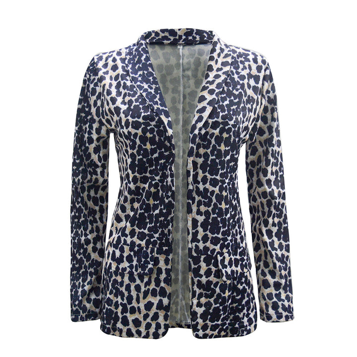 Damen Blazer mit stilvollem Schlangenmuster und elegantem Schnitt Drune