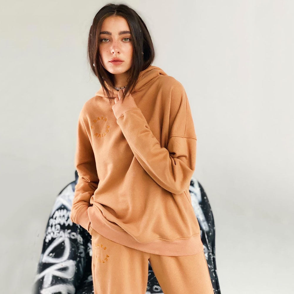Damen Bequemer Kapuzenpullover Drune