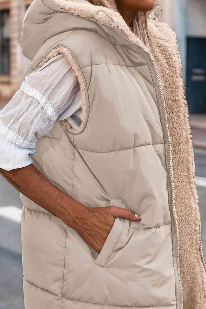 Drune | Zip-Up Longline Kapuzenweste