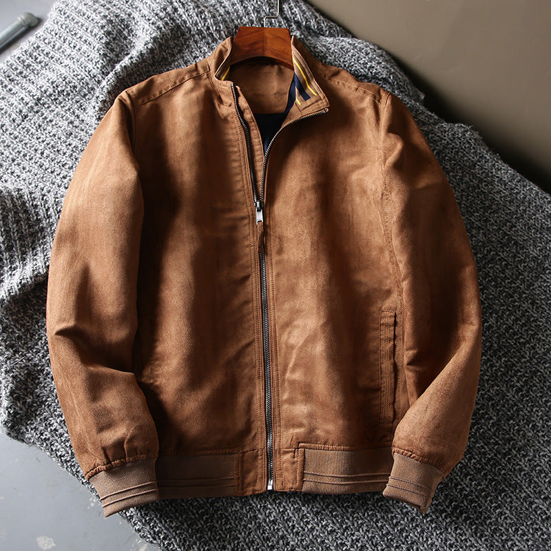 Herren casual lässige Outdoorjacke mit weichem Obermaterial und praktischen Taschen Drune