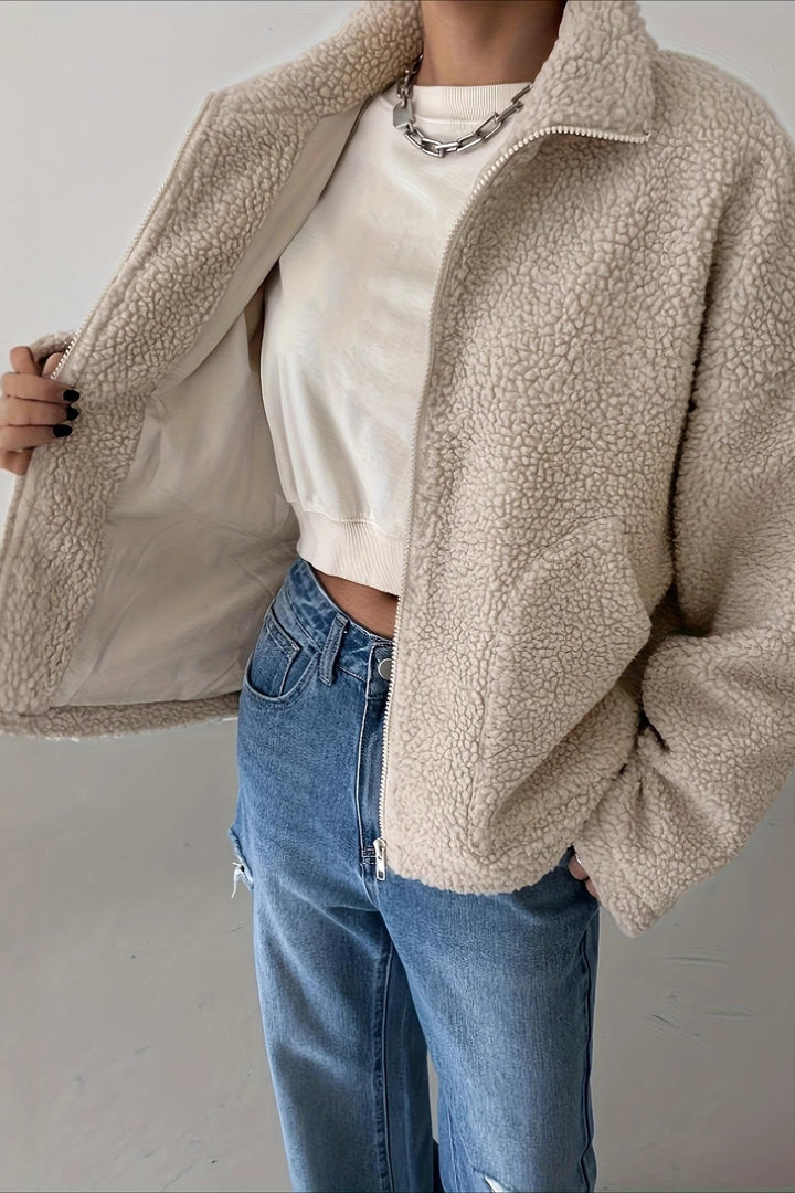 Drune | Hoher Kragen Fleece-Jacke