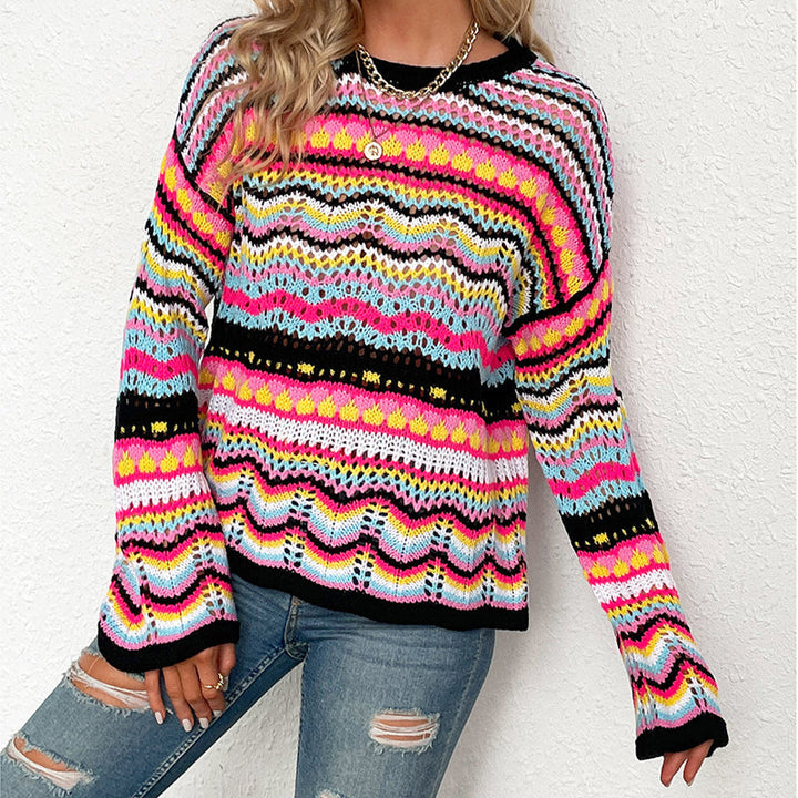 Drune | Farbiger Strickpullover