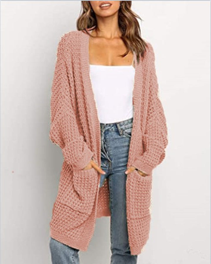 Damen Strickcardigan mit großzügigen Taschen und lockerer Passform Drune