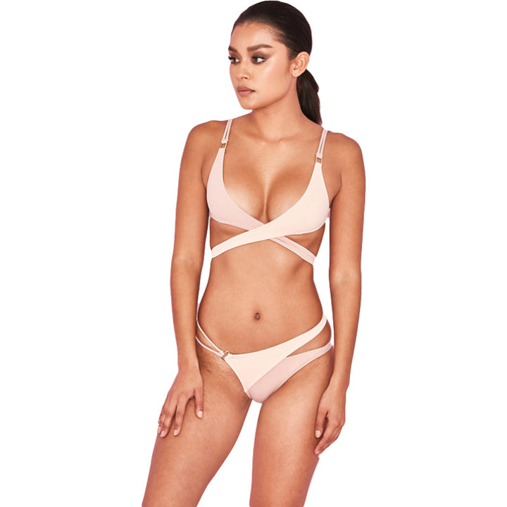 Damen Triangel-Bikini mit raffiniertem Wickel-Trägersystem Drune
