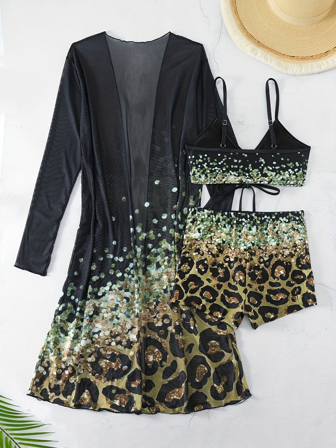 Drune | Bikinisatz Mit Leopardenmuster