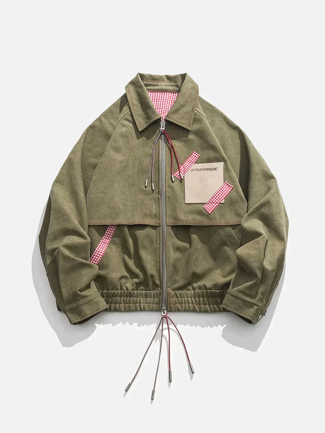 Drune | Vintage-Stil Retro-Jacke mit Kordel