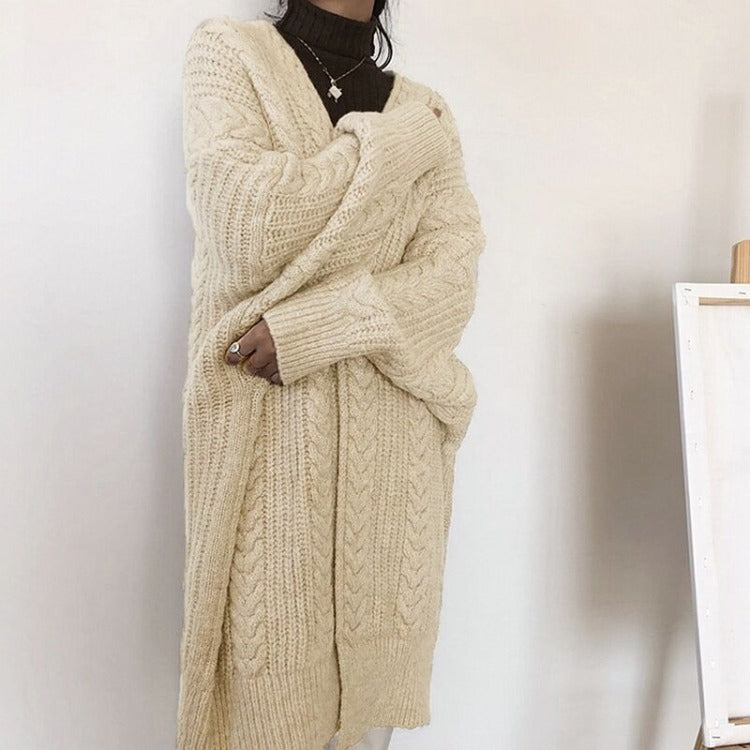Damen Großer Strickcardigan Drune