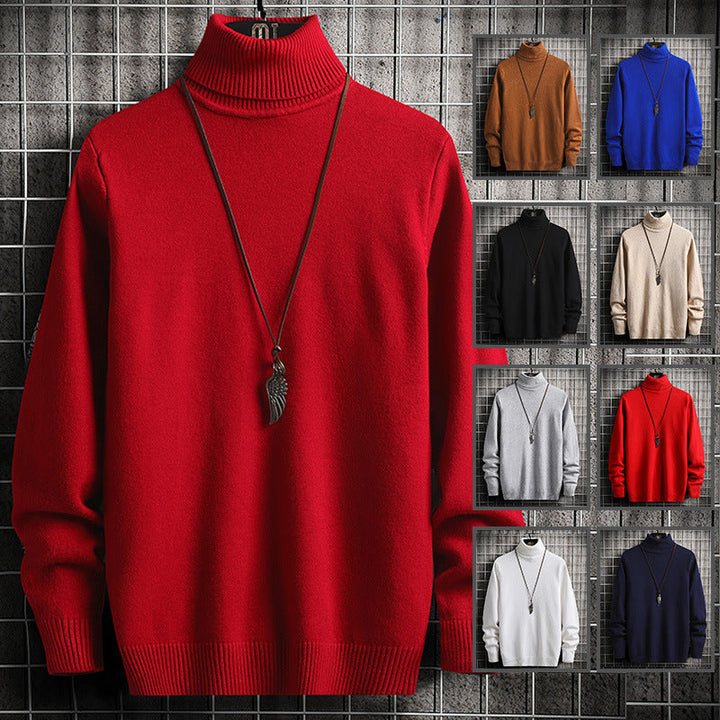 Herren Rollkragenpullover aus hochwertiger Strickware mit lässiger Passform Drune