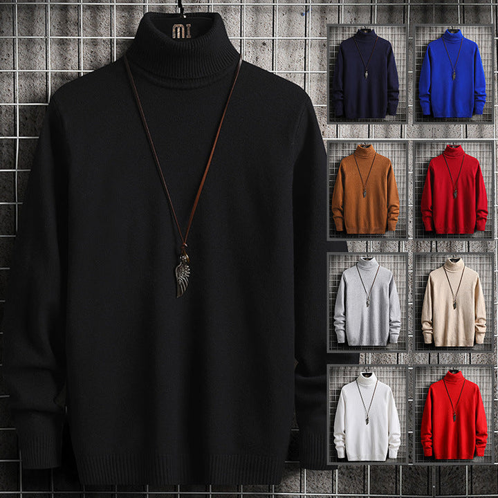 Herren Rollkragenpullover aus hochwertiger Strickware mit lässiger Passform Drune