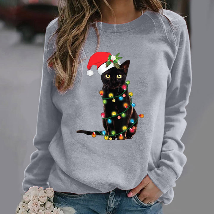 Drune | Sweatshirt - Baumwollmischung - Lockerer Schnitt - Rundhalsausschnitt Langarm Grafik