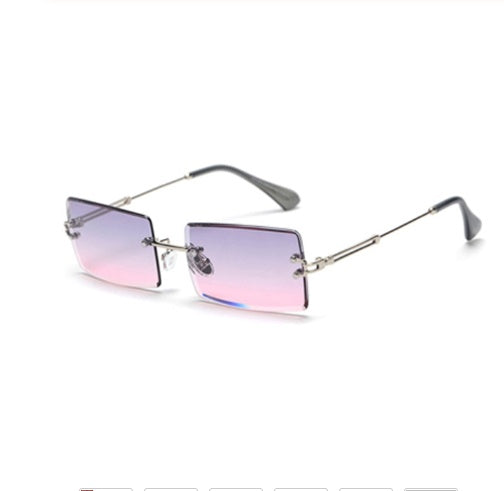 Drune | Modische Rechteckige Sonnenbrille Im Retro Stil