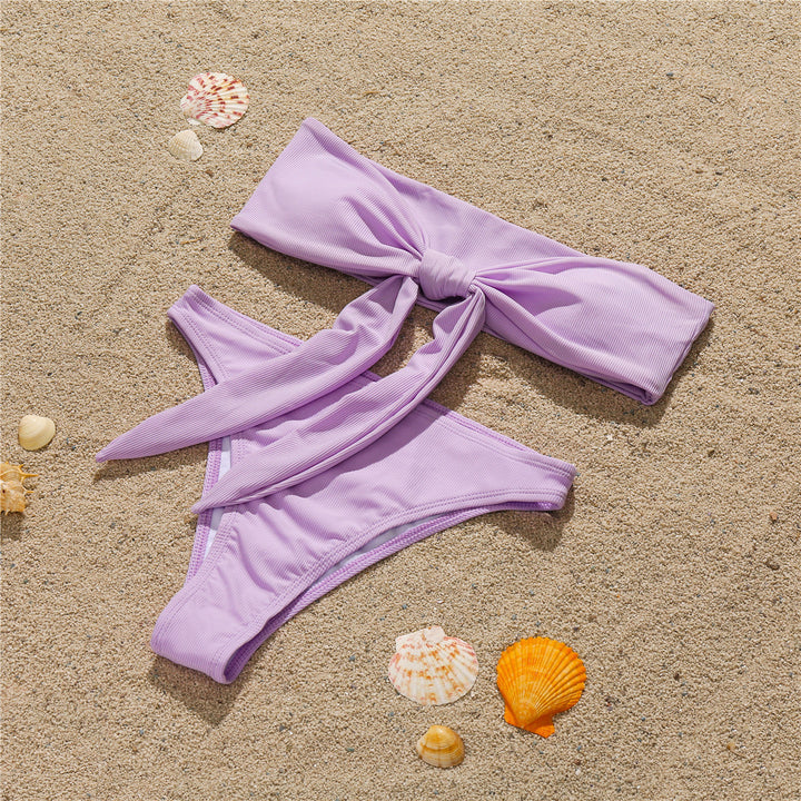 Damen Bandeau-Bikini mit Schleifen-Detail Drune