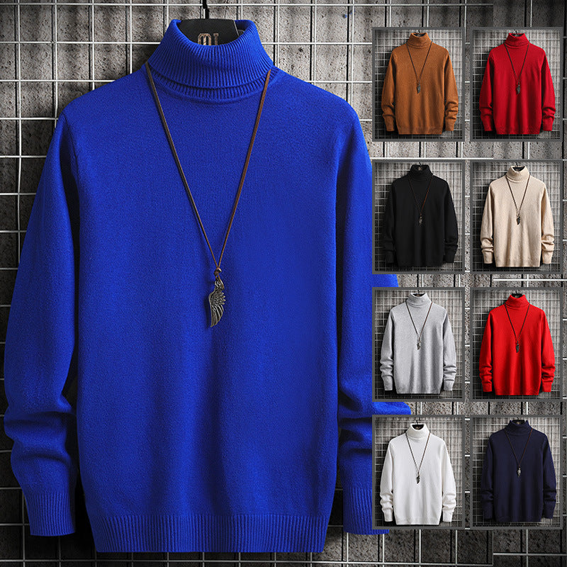 Herren Rollkragenpullover aus hochwertiger Strickware mit lässiger Passform Drune