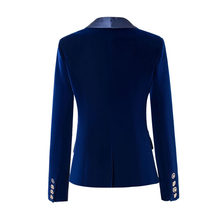 Damen Blazerjacke mit glänzenden Akzenten und strukturiertem Schnitt Drune