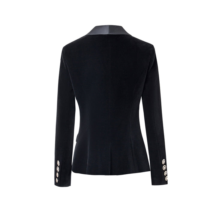 Damen Blazerjacke mit glänzenden Akzenten und strukturiertem Schnitt Drune