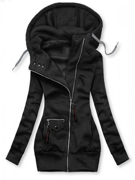 Drune | Lässiger Slim Fit Sweatshirt mit Kapuzenpullover