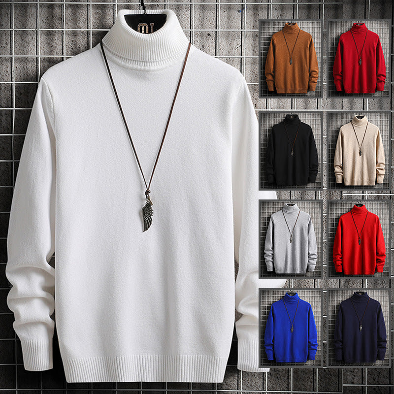 Herren Rollkragenpullover aus hochwertiger Strickware mit lässiger Passform Drune