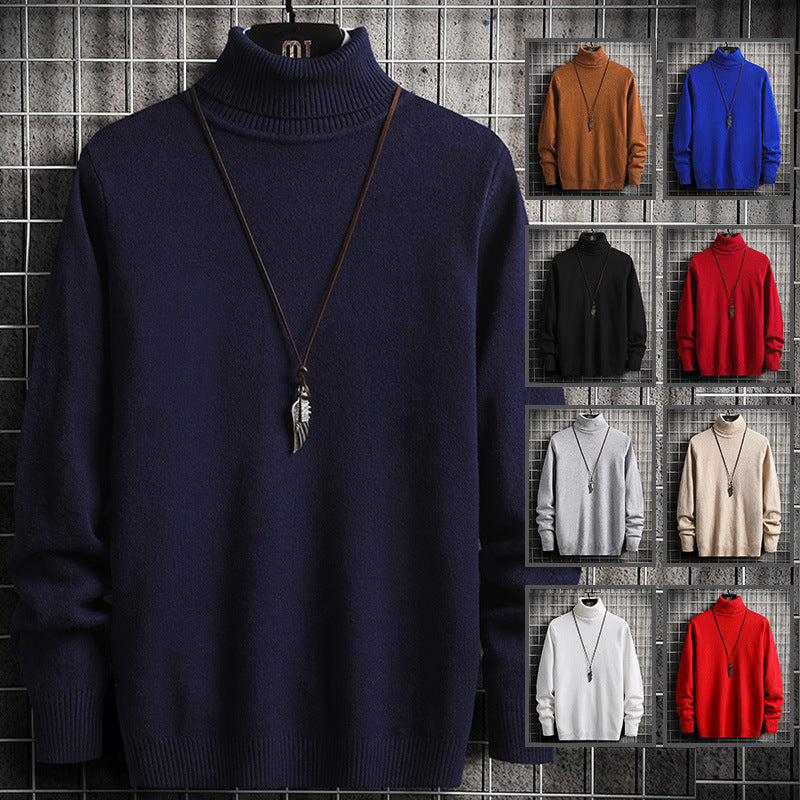 Herren Rollkragenpullover aus hochwertiger Strickware mit lässiger Passform Drune