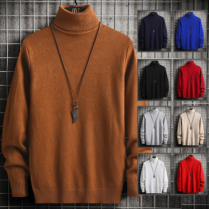 Herren Rollkragenpullover aus hochwertiger Strickware mit lässiger Passform Drune