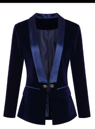 Damen Blazerjacke mit glänzenden Akzenten und strukturiertem Schnitt Drune
