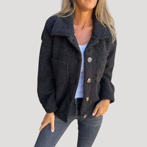 Drune | Teddy-Fleecejacke - Modische Sherpa Jacke für Alltag & Freizeit