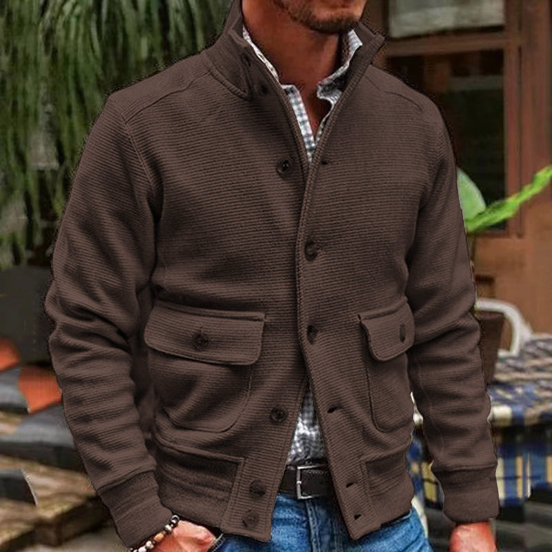 Drune | Stylische Einfarbige Winterjacke