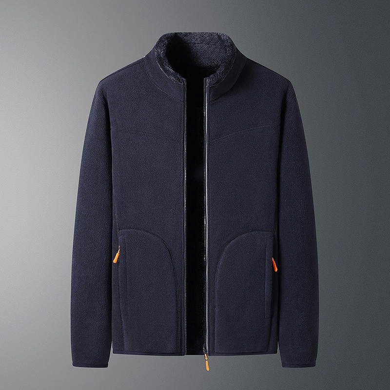 Drune | Fleecejacke mit Reißverschlusstaschen - Leichte Wärme - Hoher Kragen - Alltags-Layer