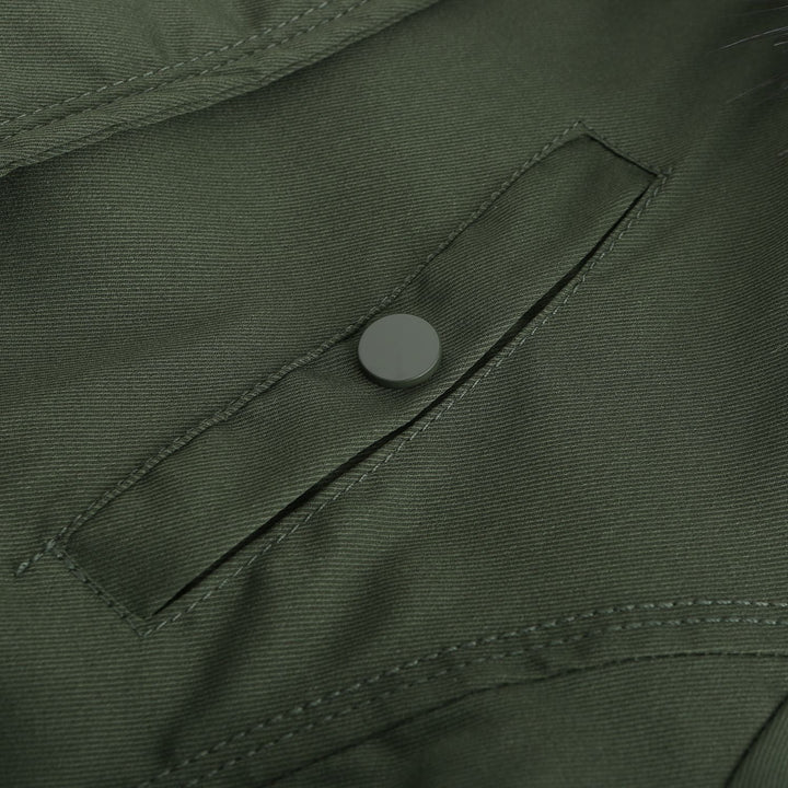 Drune | Damen Winter Steppmantel Wende-Parka aus Baumwolle