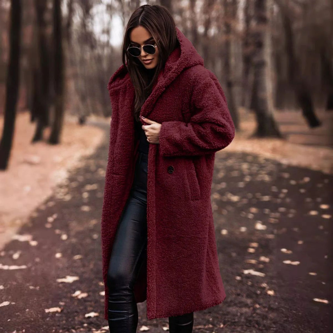 Drune | Plüsch Herbstmantel für Damen