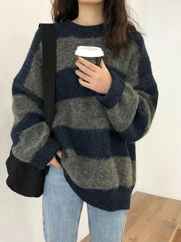 Drune | Eleganter Übergroßer Strickpullover für Damen