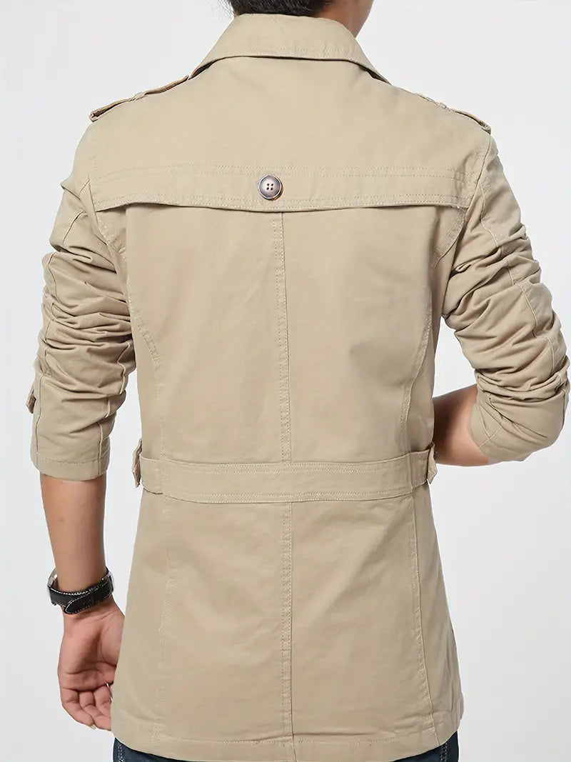 Drune | Herren Große Größe Baumwollwindjacke Für Frühling Und Herbst