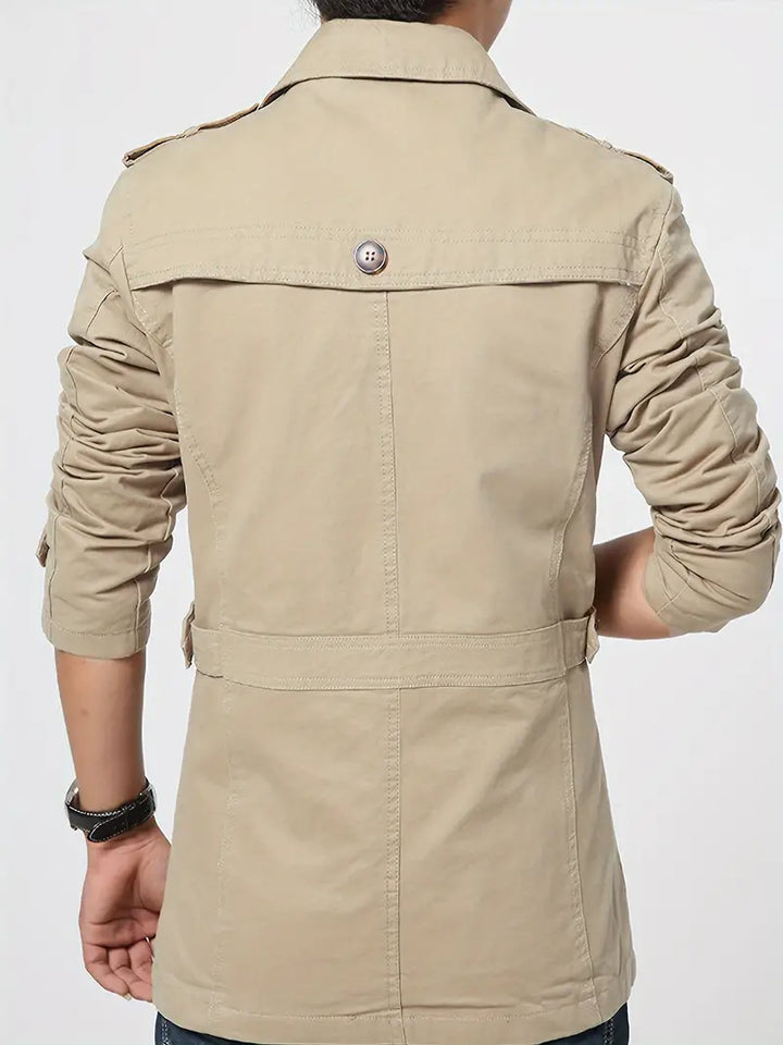 Drune | Herren Große Größe Baumwollwindjacke Für Frühling Und Herbst