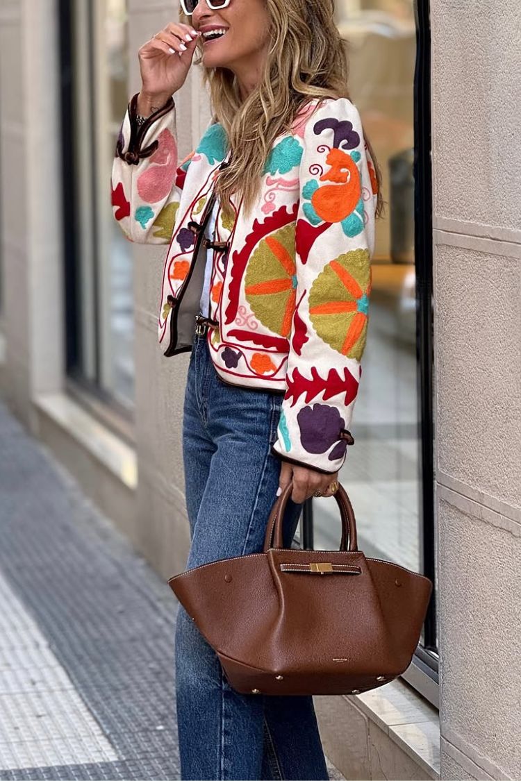 Drune | bestickte Jacke