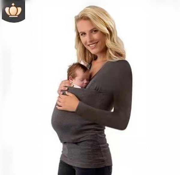Damen Tragepullover mit V-Ausschnitt und langem Arm Drune