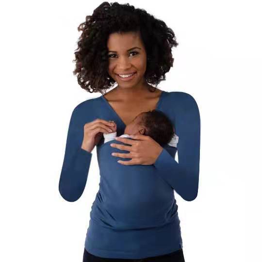 Damen Tragepullover mit V-Ausschnitt und langem Arm Drune
