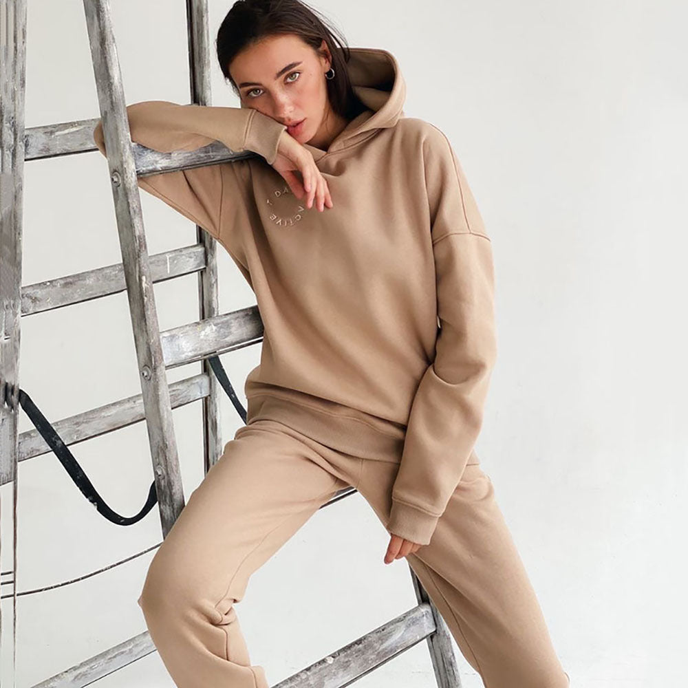 Damen Bequemer Kapuzenpullover Drune
