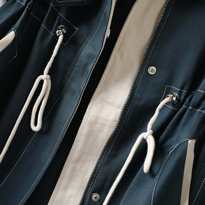 Drune | Damen Kapuzen-Windbreaker-Jacke