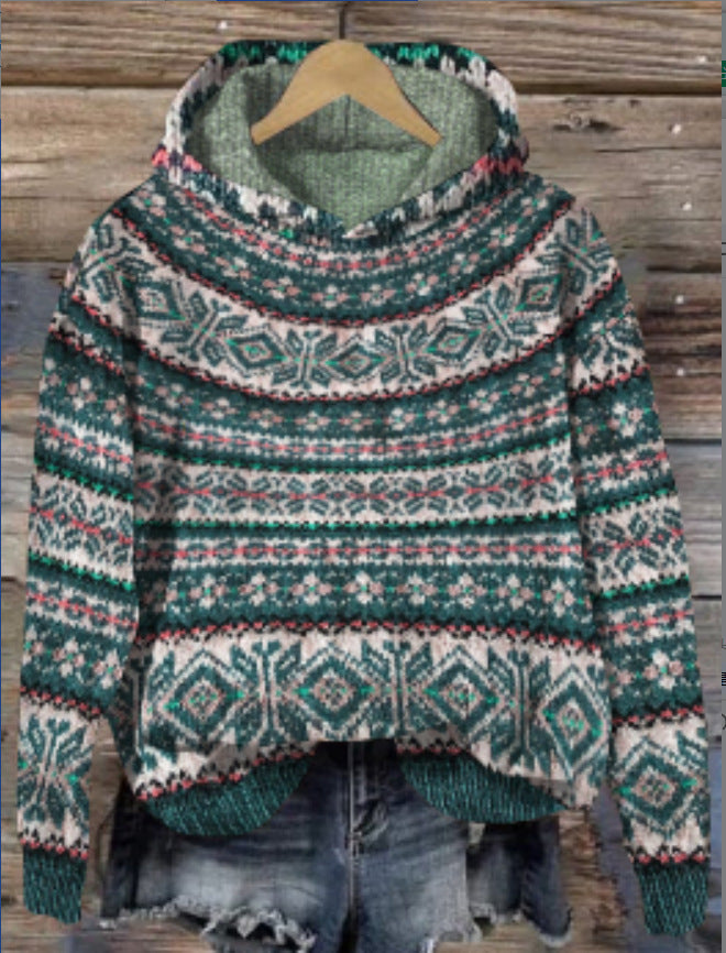 Drune | Gestrickte Weste Mit Print Für Damen