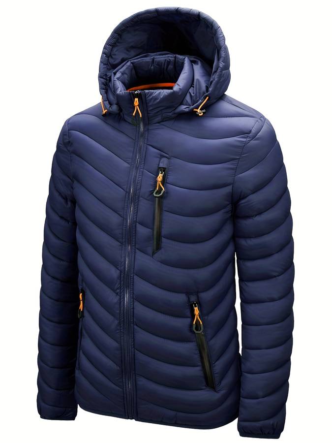 Drune | Wintermantel Mit Reißverschluss Taschen