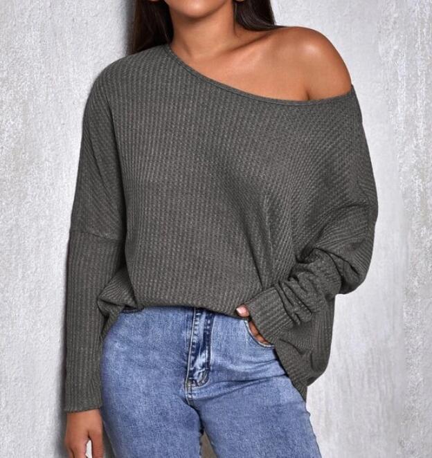 Damen Oversized Strickpullover Drune