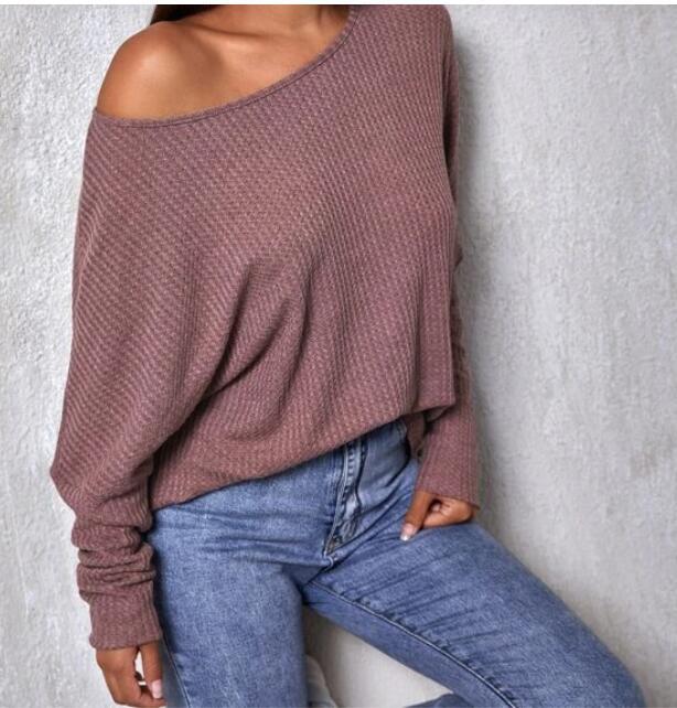 Damen Oversized Strickpullover Drune